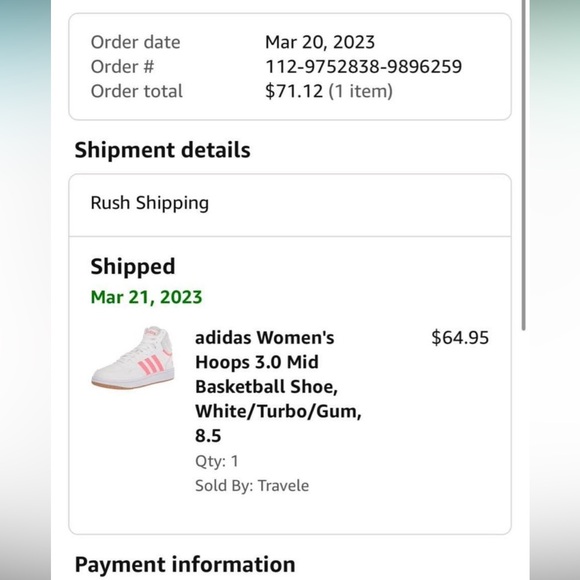 Adidas women’s hoops size 8.5 - Picture 6 of 6